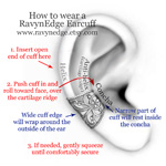 Concha Ear Cuff Directions