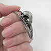 Medium Raven Skull Necklace Thumb 03